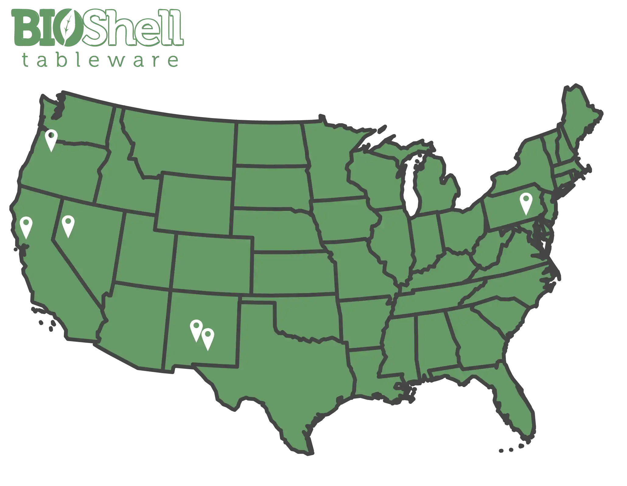 BioShell Warehouse and Inventory locations